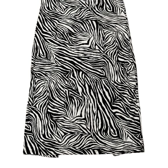 MICHAEL Michael Kors Black & White Zebra Sleeveless Jersey Dress MEDIUM - Picture 6 of 14